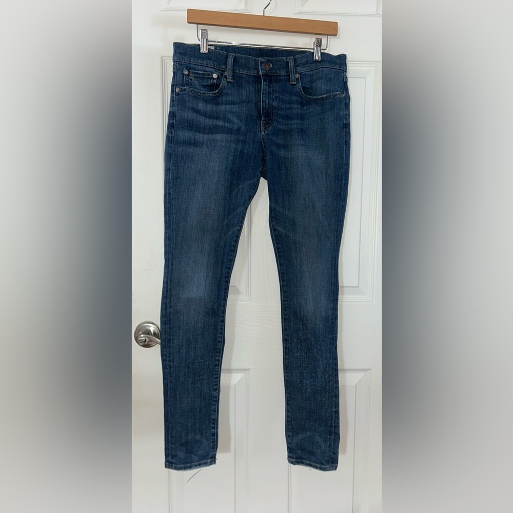 Ralph Lauren Blue Tompkins Skinny Jeans 31x30